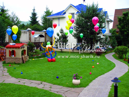 Детский праздник на загородном участке за 1700 рублей