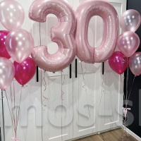 Украшение из шаров на день рождения на 30 лет