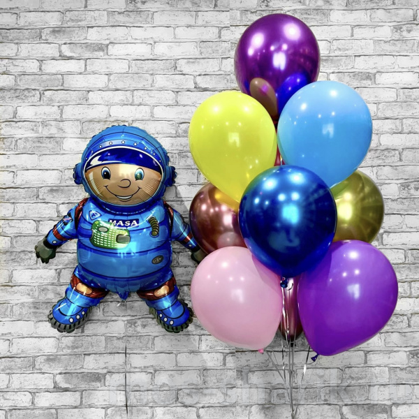 Воздушные шары с гелием Космонавт