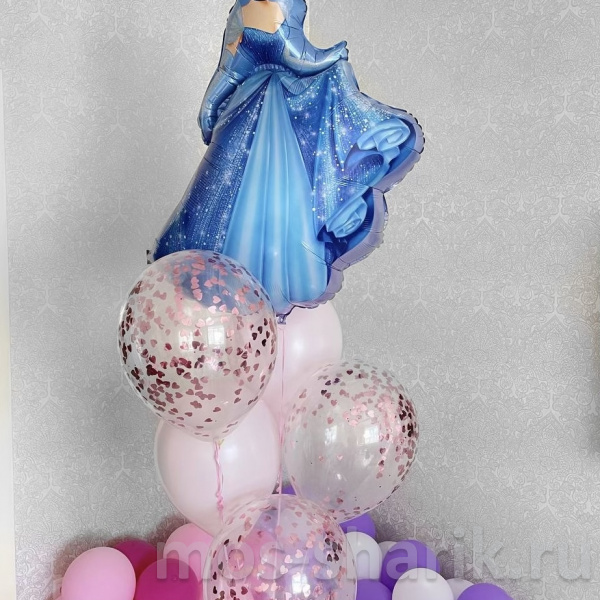 Фонтан из шаров Сказочная принцесса