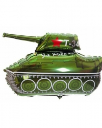 Шар Танк Т-34 с гелием из фольги