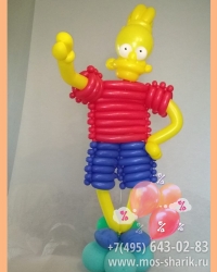 Барт Симпсон из шаров