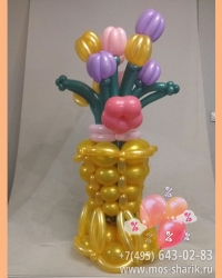 Букет цветочков в вазе
