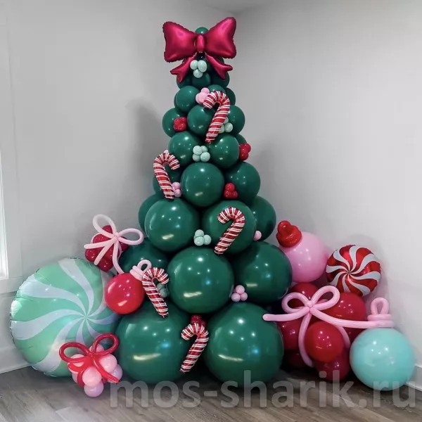 Фигура из шаров Волшебная ёлочка — купить в Москве