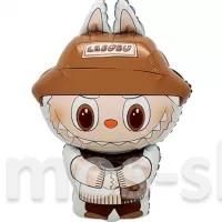 Шар с гелием Лабубу коричневый