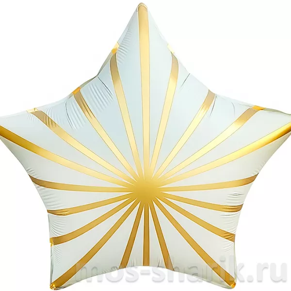Фольгированный шар Полосатая звезда