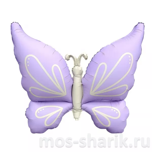 Фольгированный сатиновый шар Нежная бабочка