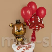 Фольгированный 3D-шар Игральный кубик