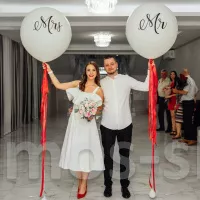 Большие воздушные шары Mr & Mrs