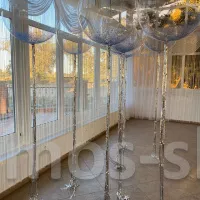 Большой шар Bubbles с конфетти и дождиком