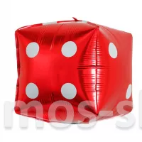 Фольгированный 3D-шар Игральный кубик