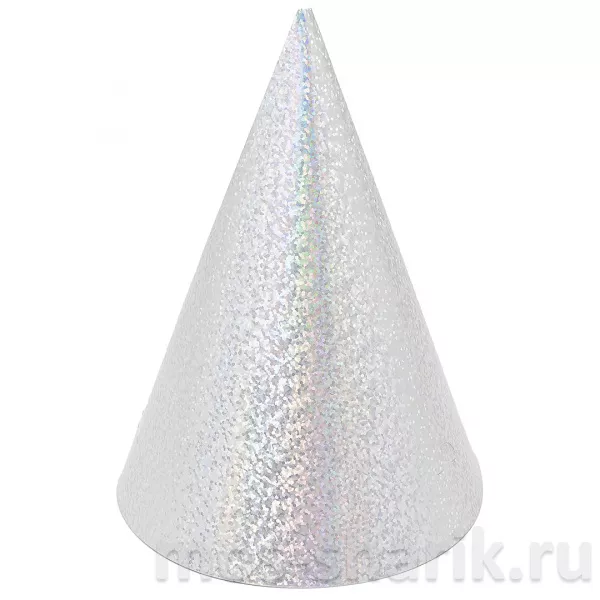 Микс из 6 разноцветных колпаков, голография