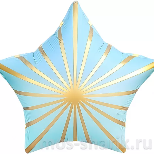 Фольгированный шар Полосатая звезда