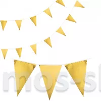 Гирлянда Золотые флажки
