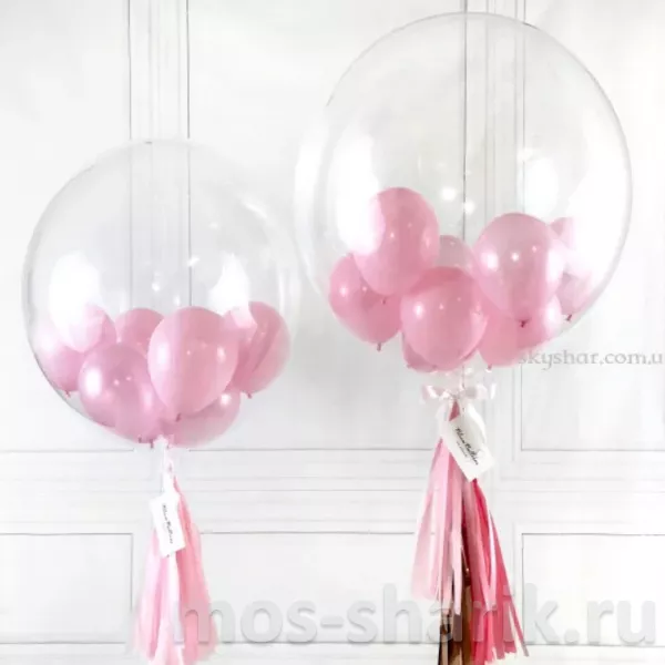 Шар Bubbles с шариками внутри — купить в Москве