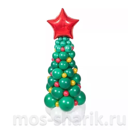 Ёлка из воздушных шаров, 170 см — купить в Москве