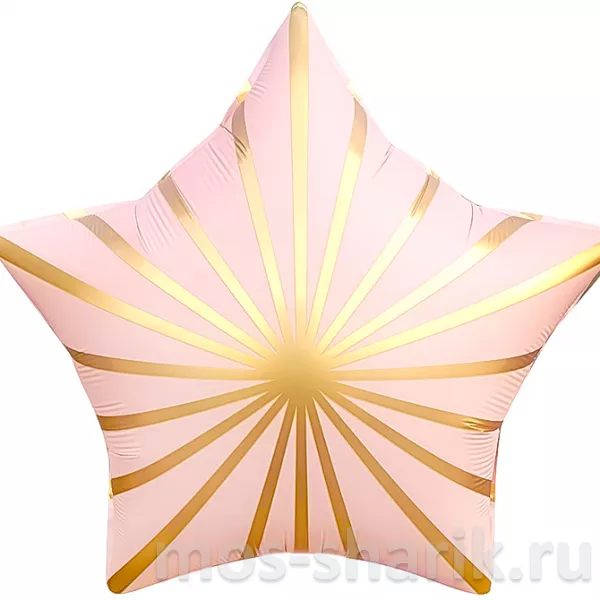 Фольгированный шар Полосатая звезда
