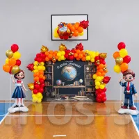 Фотозона из шаров на 1 сентября Школьная пора