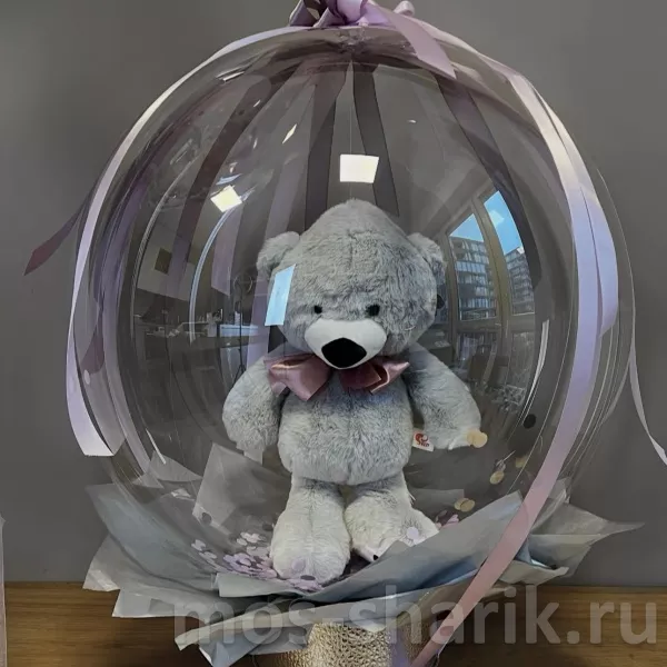 Бабл-бокс с серебристой коробкой — купить в Москве
