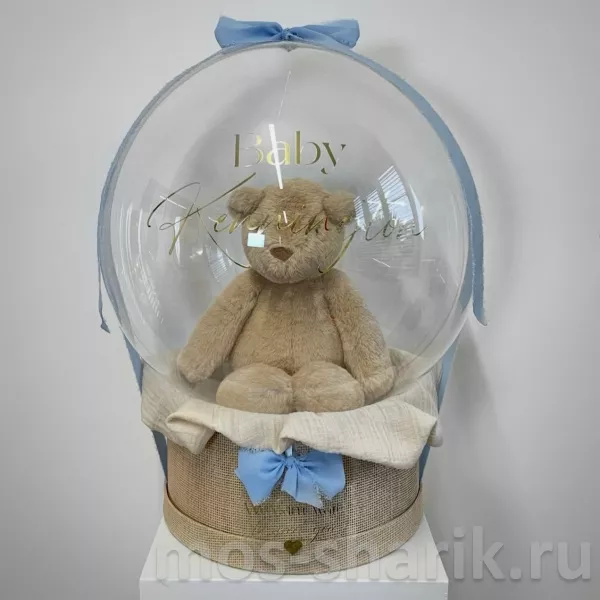 Подарочный bubble-бокс Медвежьи нежности — купить в Москве