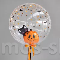 Большой шар Озорной кот и тыква