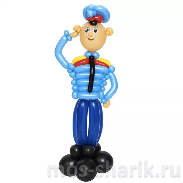 Фигура из шаров Дядя полицейский — купить в Москве