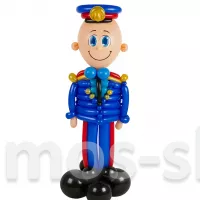 Фигура из шаров Весёлый полицейский