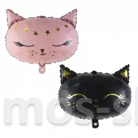 Фольгированный шар - фигура Голова кота