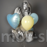 Воздушные шары с гелием Вдохновляющее сочетание