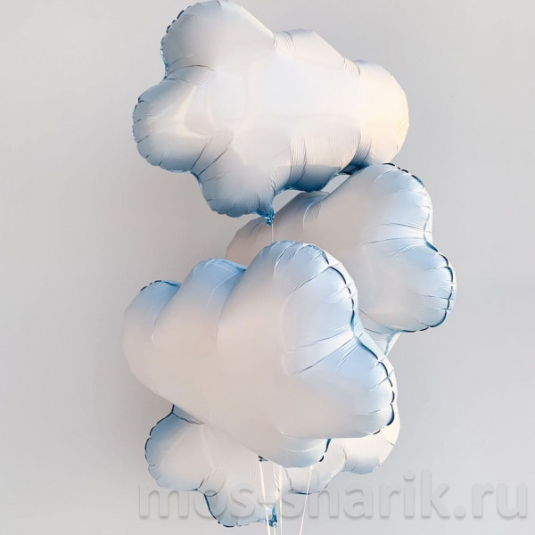 Фонтан из фольгированных шаров Облачко