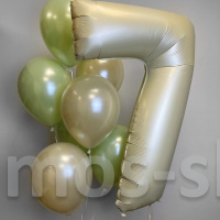 Воздушные шары с цифрой на день рождения