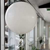 Большой белый шар дабл стафф, 55 см