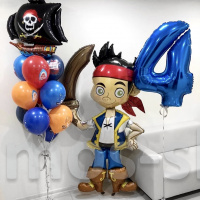 Воздушные шары с гелием на день рождения Пират Джейк