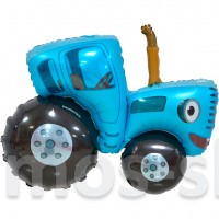 Фольгированный шар Синий трактор, 107 см