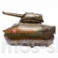Шар фольгированный танк с гелием