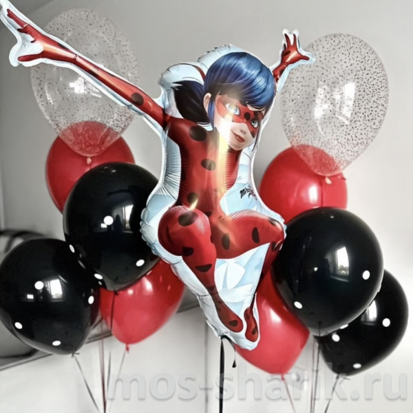 Воздушные шары для детского праздника Леди Баг на день рождения