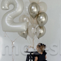 Воздушные шары на день рождения девочке с гелием