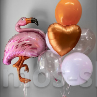 Воздушные шары с гелием Фламинго