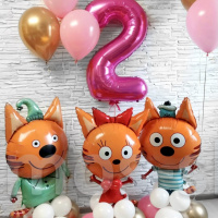 Шары на день рождения Три кота