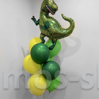 Фонтан из шаров Динозавр