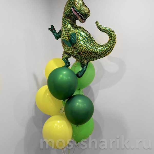Фонтан из шаров Динозавр