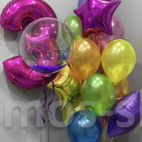 Разноцветные шары на день рождения ребёнка