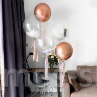Воздушные шарики с гелием Bubbles и сферы