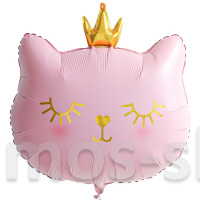 Фольгированный шар Котёнок Принцесса, 66 см