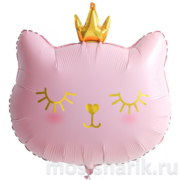 Фольгированный шар "Котёнок Принцесса", 66 см