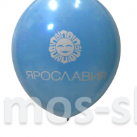 Печать на воздушных шарах логотипа