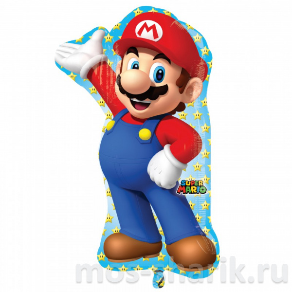 Фольгированный шар Супер Марио