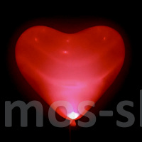 Светящийся шар в форме сердца
