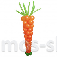 Фигура из шаров Морковка