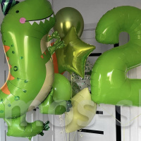 Воздушные шары на день рождения Динозаврик